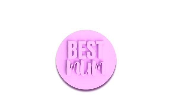 Best Mum Cookie Cutter and Stamp STL: A Perfect Gift for Mother's Day or Her Birthday