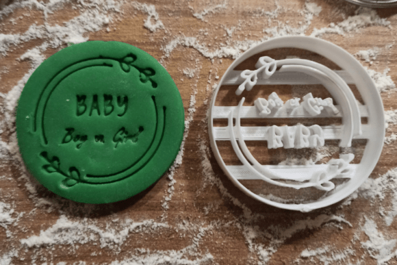Boy or Girl Cookie Fondant Cutter
