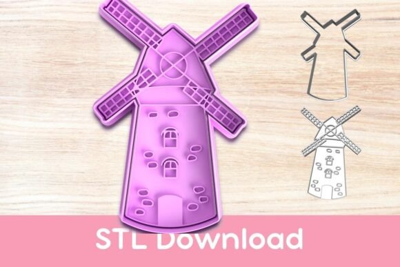 Charming Windmill Cookie Cutter for Spring