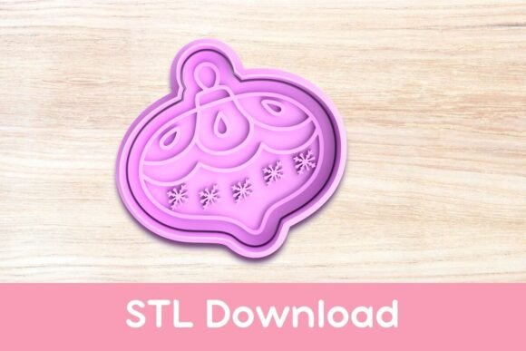 Christmas Bauble Cookie Cutter and Stamp