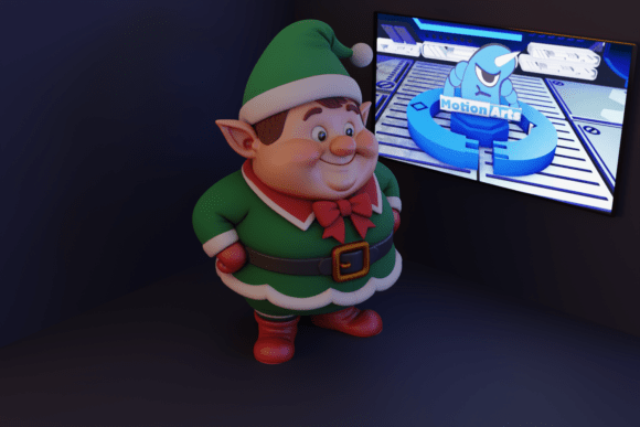 Chubby Christmas Elf: A Jolly Holiday Figure