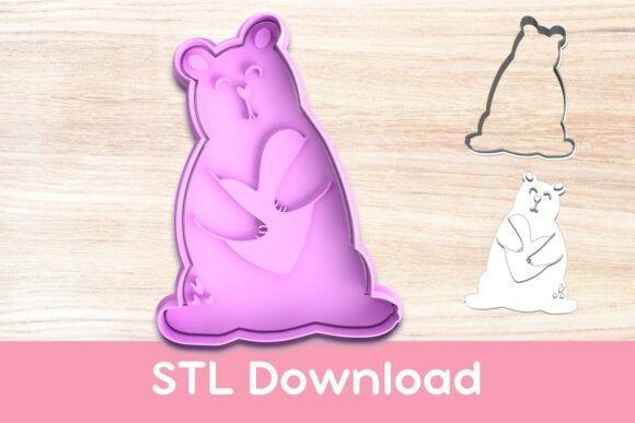 Creating Adorable Treats with the Teddy Love Cookie Cutter and Stamp STL