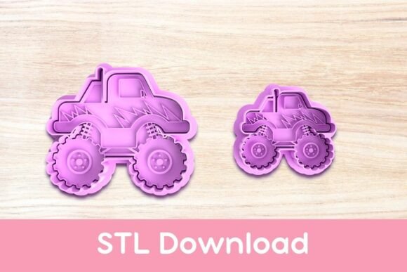 Creating Impressive Monster Truck Cookies with the Monster Truck Cookie Cutter and Stamp STL