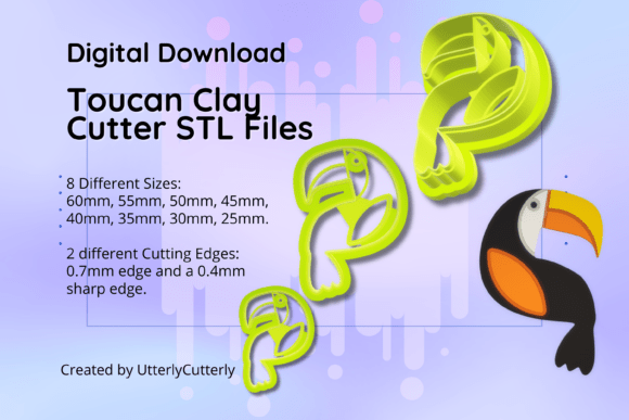 Discover the Versatile Toucan Clay Cutter STL File for Your Crafting Projects