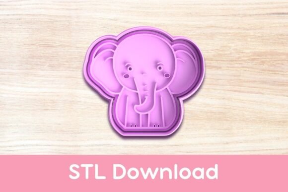 Elephant Cookie Cutter and Stamp STL: A Unique Addition to Your Baking Arsenal