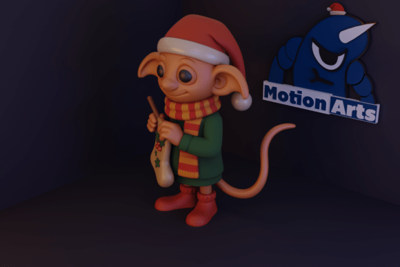 Enchanted 3D Christmas Elf: A Magical Addition to Your Holiday Decor