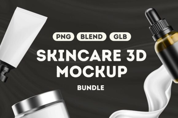 Enhance Your Cosmetic Branding with Skincare 3D Mockup