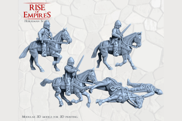 Explore the Battlefield with Horseman Scout: A Versatile Addition to Your 28mm Scale Collection