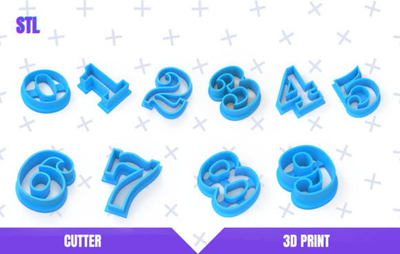 Exploring the Versatility of Numbers Cookie Cutter STL Files for Home Bakers
