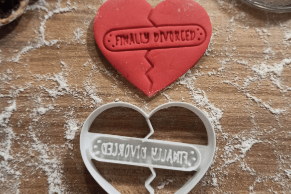 Finally Divorced Cookie Clay Cutter