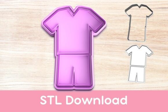 Football Kit Cookie Cutter and Stamp STL: A Perfect Blend of Baking and Sports Fandom
