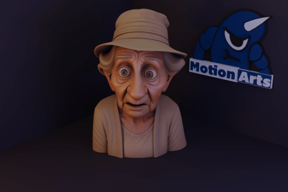 Grandma Bust: A Heartwarming Addition to Your 3D Collection