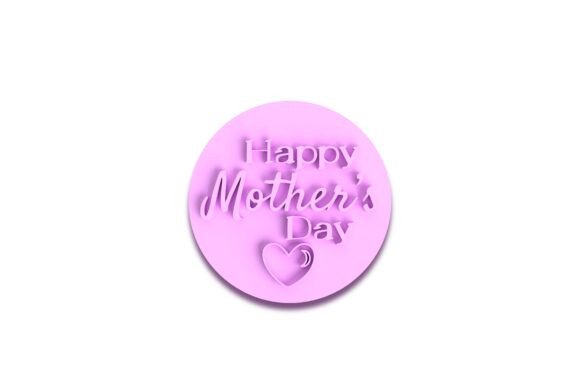 Happy Mother's Day Cookie Cutter and Stamp