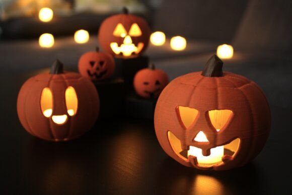 Strategic Use of 3D-Printed Jack O Lanterns for a Spooky Halloween