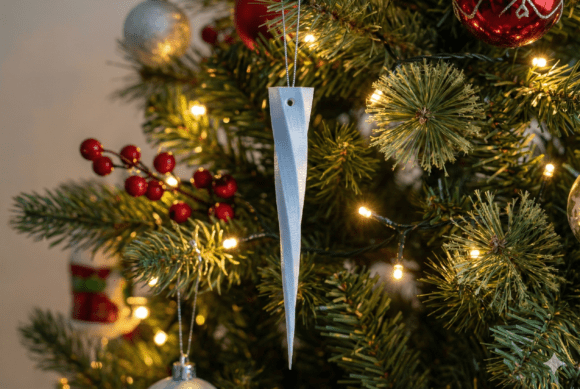 Twisted Icicle Christmas Tree Ornament: A Stylish and Versatile Holiday Decor Option