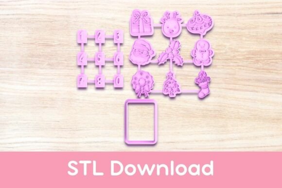 Unique Cookie Cutters for Edible Advent Calendars