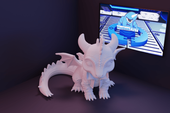 Unleash Mythical Urban Style with the Dragon in Jacket 3D Model