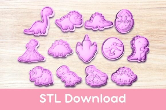Unleash Prehistoric Fun with Dinosaur Large Pack Cookie Cutters and Stamps