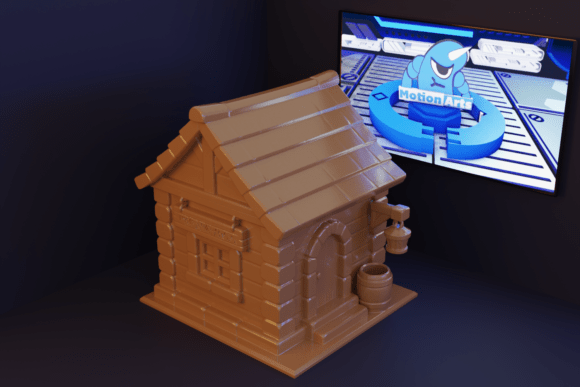 Wooden Playhouse: A Charming Addition to Your 3D Print Collection
